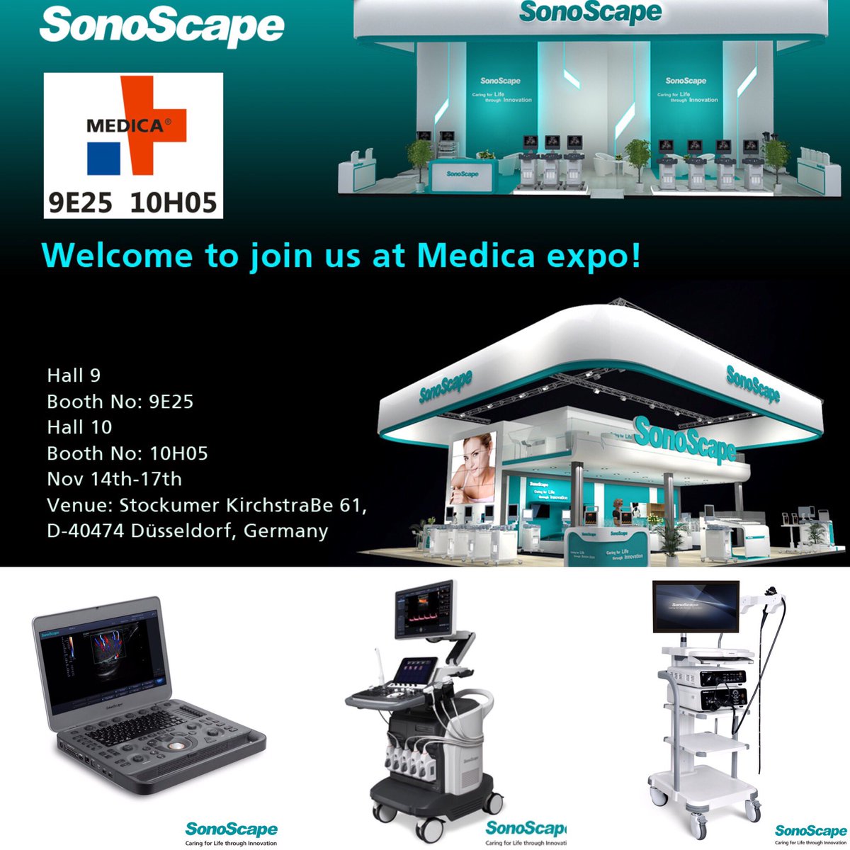 Welcome to join us at Medica 2016!