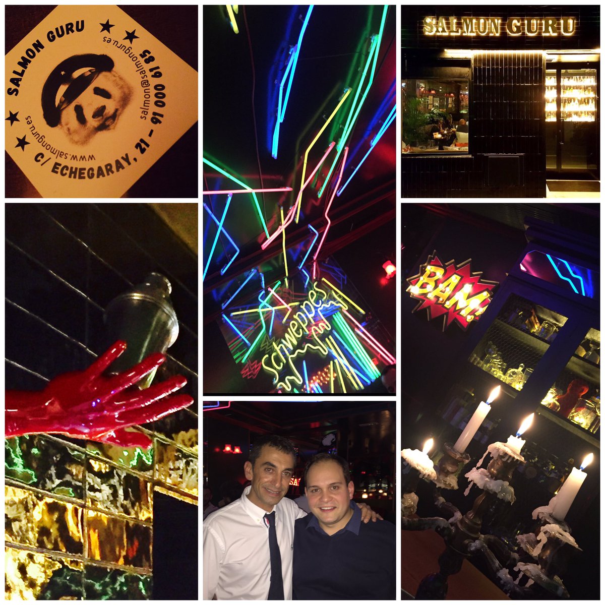 Sitios de amigos que molan y mucho!! #SalmonGuru #Madrid <a href="/DiegoCabreraBar/">Diego Cabrera</a> #RicardoGarcia grandes!! Un lugar perfecto para una copa perfecta.