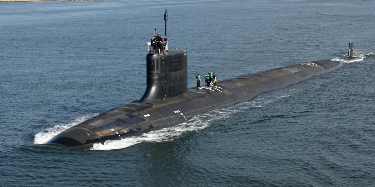 USNavy's tweet image. Five things to know about #USNavy’s newest fast attack submarine #USSIllinois before its commissioning Saturday - bitly.com/2fezsfq