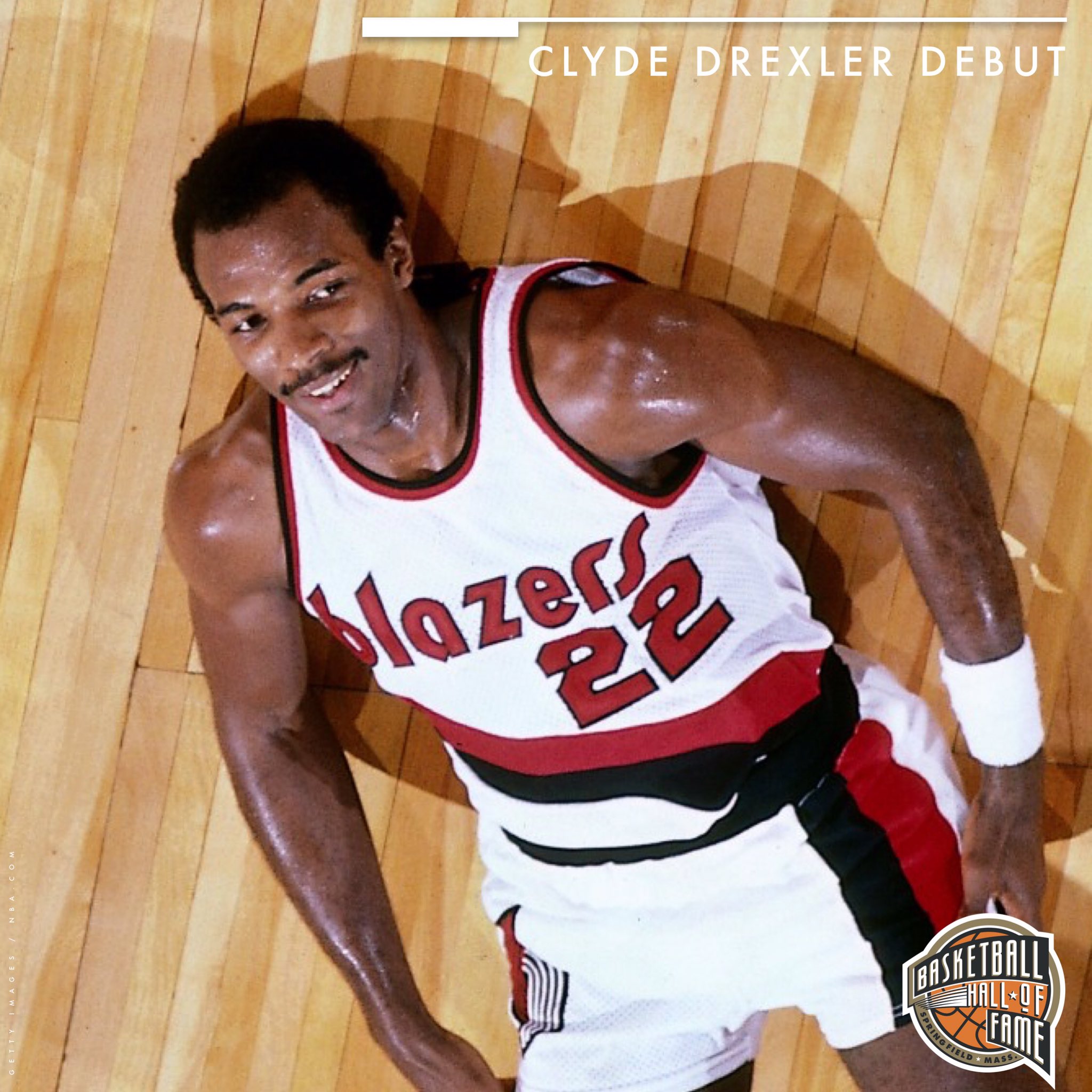 Basketball HOF on X: #DidYouKnow Clyde Drexler made his debut on this date  in 1983 for the @trailblazers?  / X