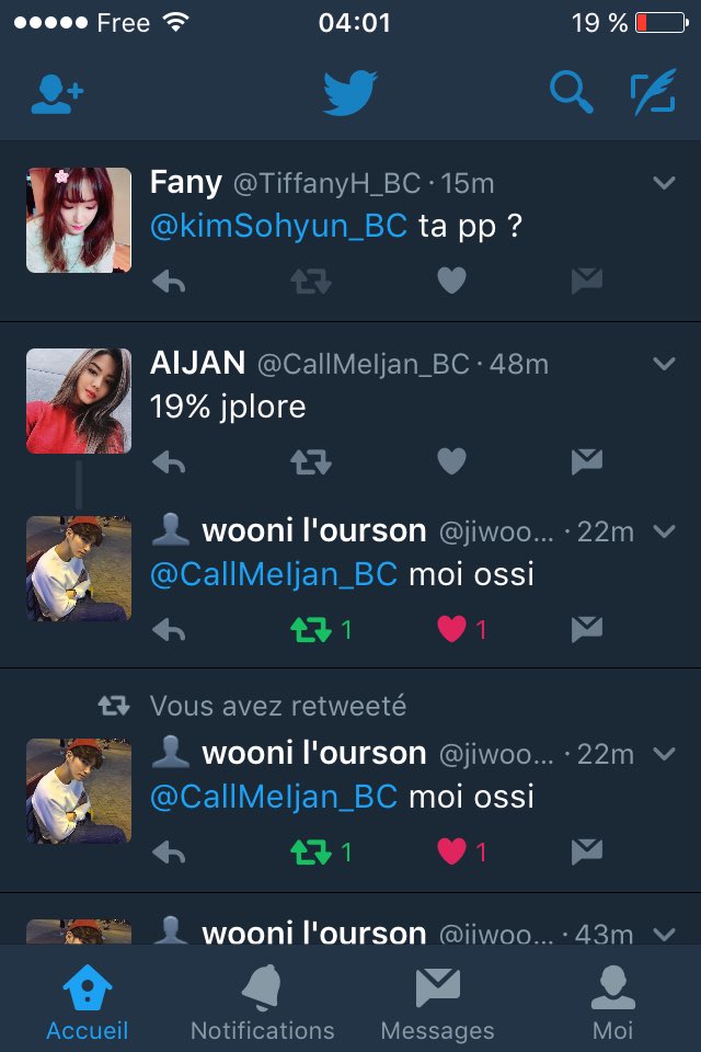 CallMeIjan_BC's tweet photo. Ça fait 48 minutes que j'ai 19 % je ??¿¿ https://t.co/Zsh06QL93X