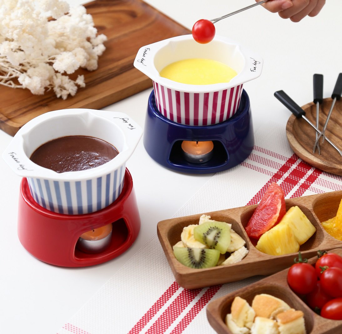 キキララ フォンデュポット チーズフォンデュ チョコレートフォンデュ