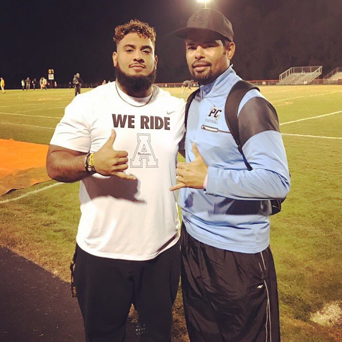 PC_CoachB's tweet photo. Great catching up with Frat tonight...
#IceColdBrothers ๐ฌ
#AlphaMen #1906
Represent
#AppStateFootball ๐ https://t.co/LOBL9vzxSL