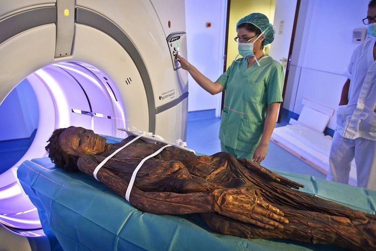 joy2bme's tweet photo. A Night Out of the Museum: #Mummies In The CT Scanner #halloween #trickortreat https://t.co/XScKMMMOWs #insideGE https://t.co/SIfTEutRCV