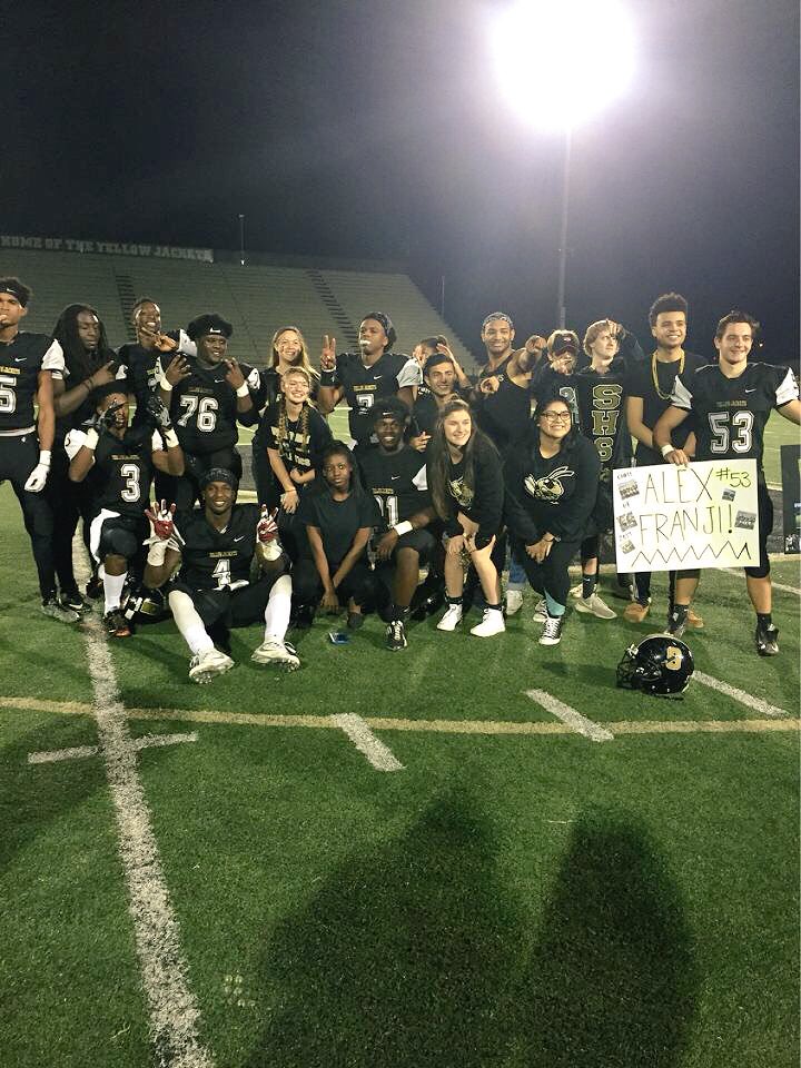 W vs. Creekview ✔️  Senior Night ✔️ Last home game ✔️ 🐝