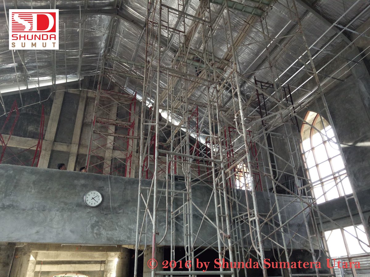 shunda_sumut's tweet photo. Proyek di Gereja GPIB Filadelfia yang sedang berlangsung. https://t.co/sXEcy9ixR7