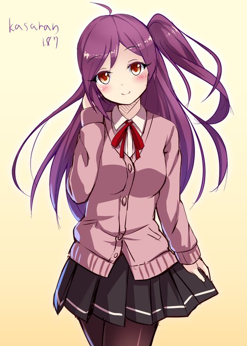 #艦これ版深夜の真剣お絵描き60分一本勝負
#艦これ版真剣お絵描き60分一本勝負_20161028
昨日会社の歓送迎会で遅くなって描けなかったので朝上げです。カーディガンはぎぃ。1.5h。 