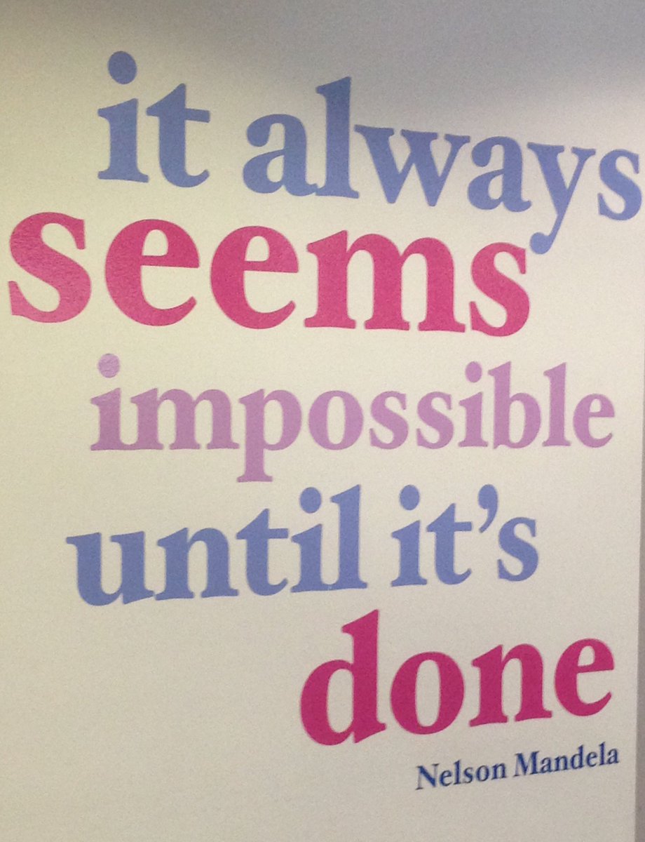 philipdbutton's tweet photo. Words of wisdom on a wall at Monash Medical Centre in Clayton.  #inspirational #neversaynever #impossibleisnothing https://t.co/q1UmjAqVIJ