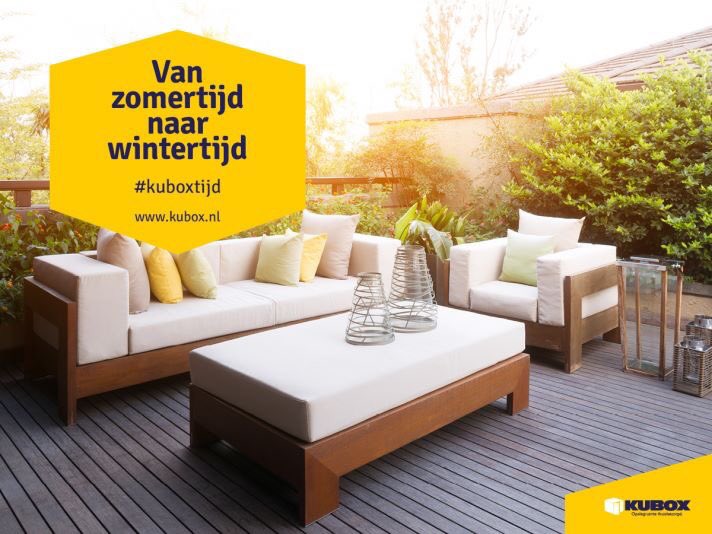 Kubusopslag's tweet photo. De zomertijd is echt voorbij Tijd om je klaar te maken voor de winter Geen ruimte voor al die tuinsets? Sla ze op kubox.nl of bel 08001016 https://t.co/PRgo2EOnDA