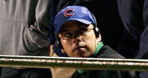 FakeSportsCentr's tweet photo. "Put me in coach, I can make contact with the ball." - Steve Bartman https://t.co/QBihYmLn2y