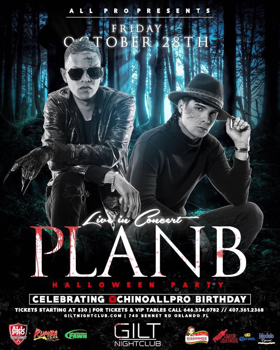 PLANBLIVE's tweet photo. ATENCIÓN #orlando #Florida esta noche estamos celebrando #Halloween en Guilt Night Club! #planbesplanb https://t.co/wSIsOwy8hF