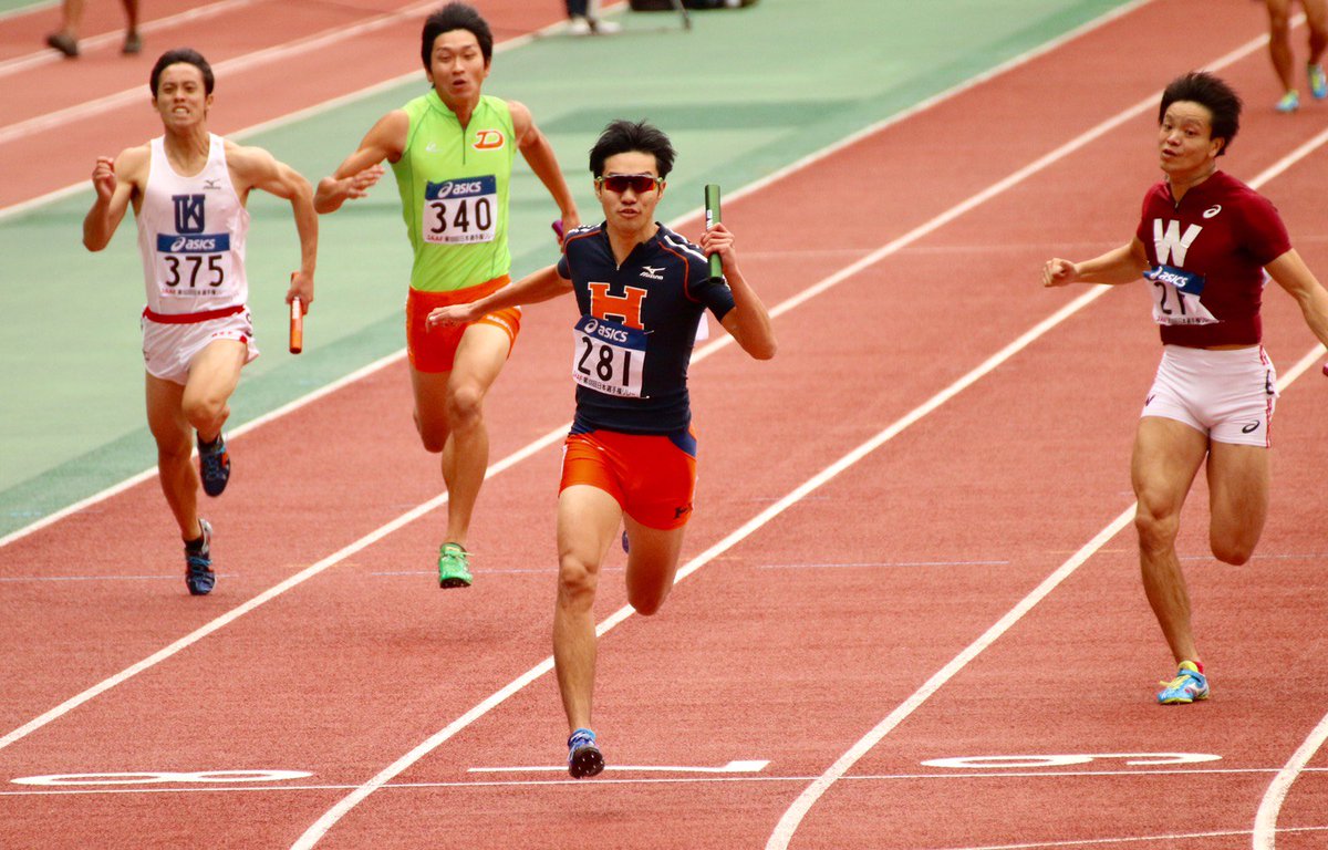 スポーツ法政新聞会 Pa Twitter 陸上競技 日本選手権リレー競技大会 日産スタジアム 男子4 100mr決勝 優勝 法大 勝瀬 大瀬戸 矢野 長田 38秒 終盤逆転してトップでゴール 見事3連覇達成した 法政 陸上 スポーツ法政新聞会 Pa Twitter 陸上競技 日本選手権リレー競技大会 日産スタジアム 男子4 100mr決勝 優勝 法大 勝瀬 大瀬戸 矢野 長田 38秒 終盤逆転してトップでゴール 見事3連覇達成した 法政 陸上
