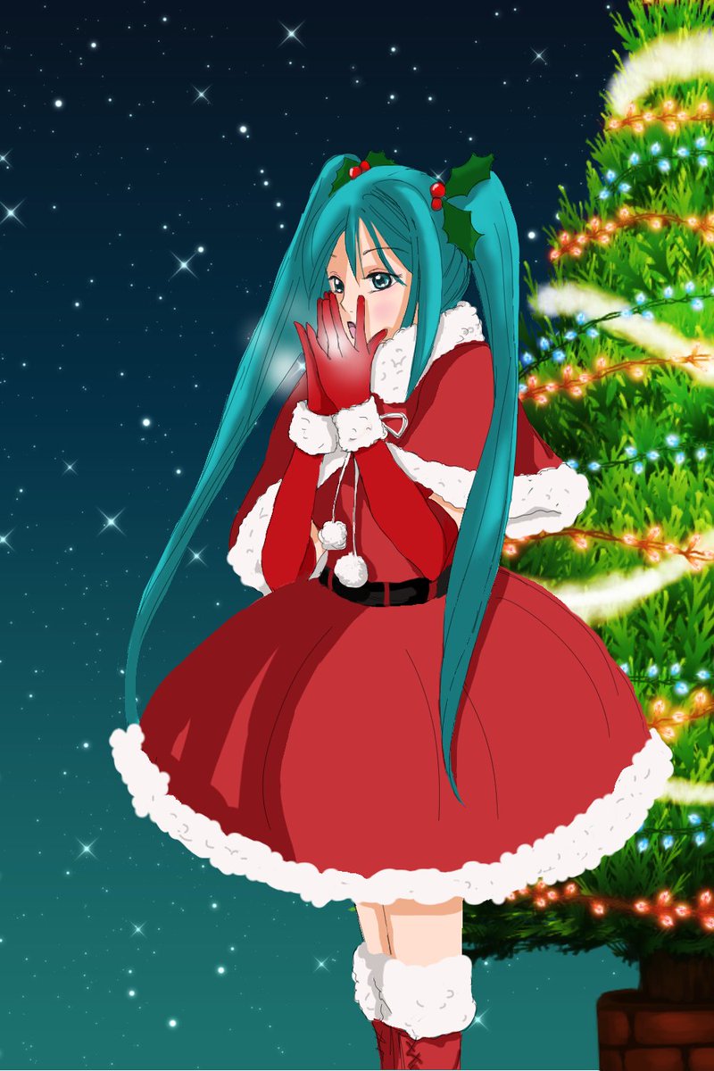 雪華 執筆中にて低浮上 ピアプロ Fossil Pさんの クリスマスローズ T Co Xkulgatrih ピアプロ ボカロ 初音ミク クリスマスまでのワクワク感をさらに盛り上げてくれる曲です ミクサンタのイラストを使ってくださいました