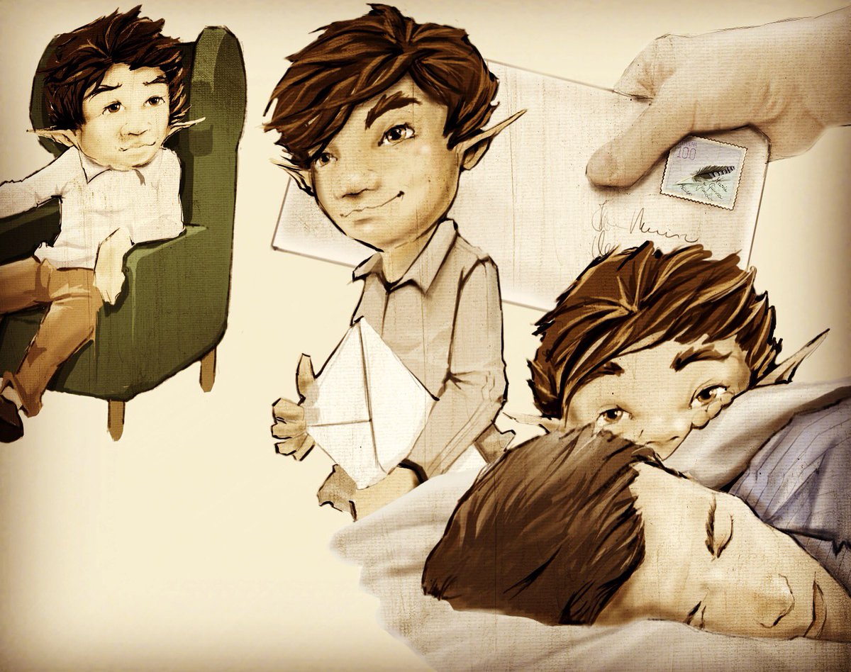 RusticoVecchio's tweet photo. Sketches of Pepe - Main Charakter of #koboldeuntermdach #swiss #literature #fantasy #swisspost #minispick #fantasybook #books #bücher https://t.co/5KLRHBdwfw