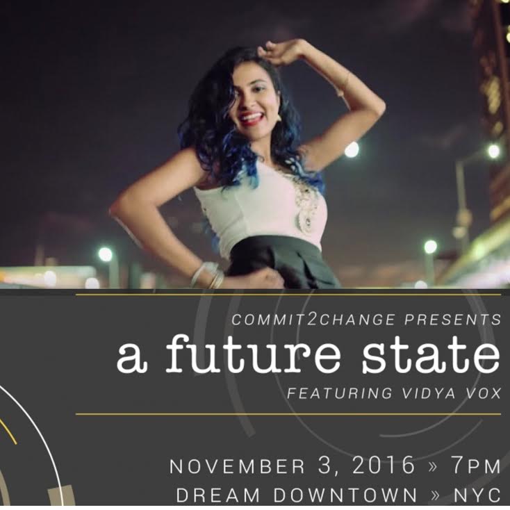 CommitTwoChange's tweet photo. Thrilled to have the talented @VidyaVox performing at our NYC fundraising gala! Tickets are going fast, so get yours today! https://t.co/ULYxcEtjzl