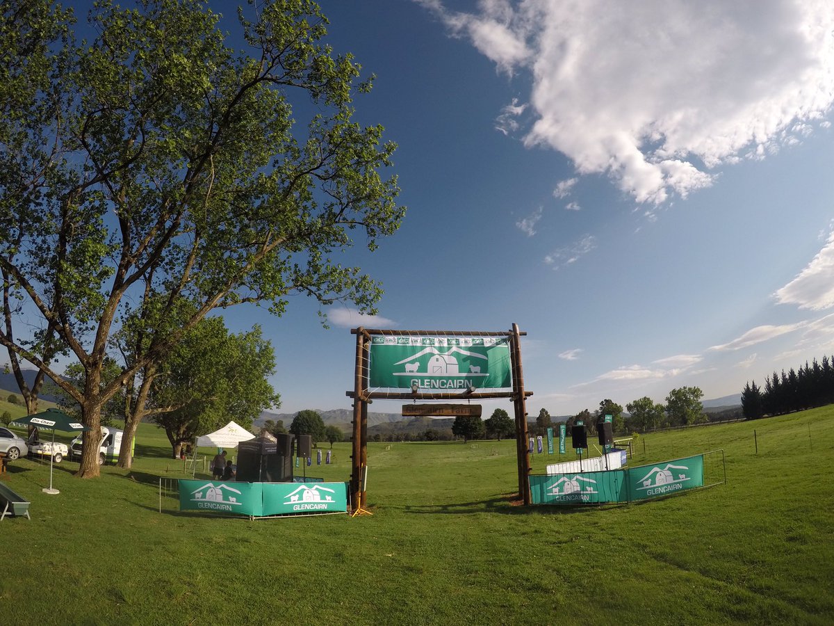 Beautiful day here in #Underberg for Day 1 of the @glencairntrailrun💥💥 21km &amp; 430m of climbing is what the runners can expect🏃 📷@KevinSawyer