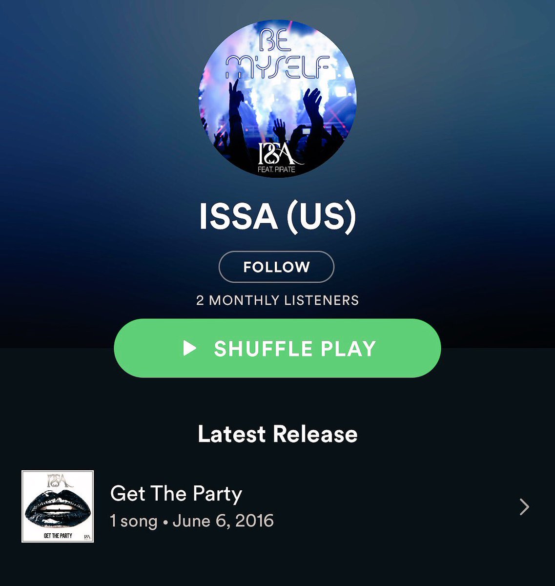 cosmicgongs's tweet photo. Follow ISSA (US) on @Spotify! #housemusic #deephouse #DeepHouseMusic #techhouse #electrohouse #tribalhouse #femalemusicproducer #femaledj https://t.co/SQ2kmyvZkI