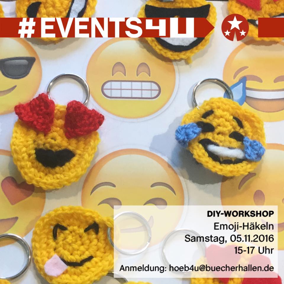 Lust, häkeln zu lernen? Dann meldet Euch für den Workshop nächste Woche Samstag an und häkelt Eure eigenen 😍😂😋.