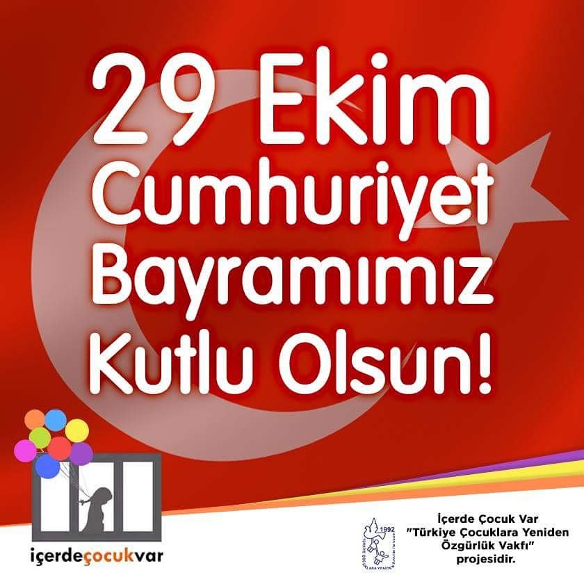 Şimdi coşkuyla kutluyoruz, minnettarız. ❤ #29Ekim #cumhuriyetbayramı