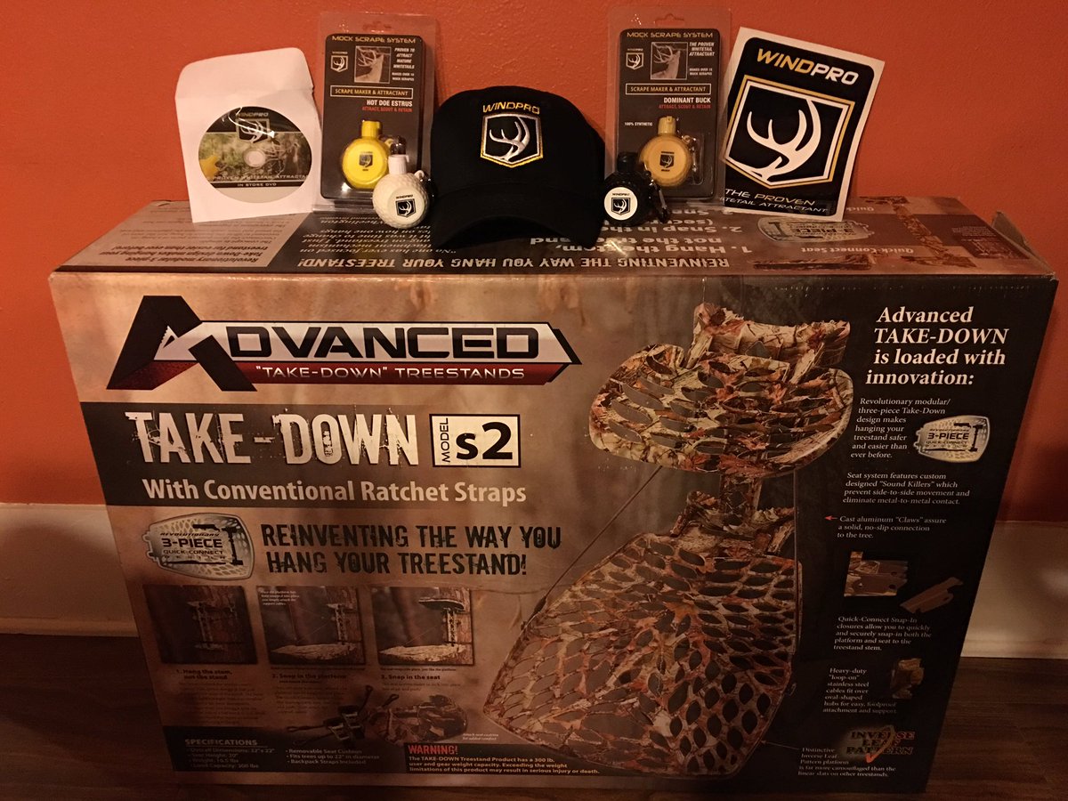 WT_widow_makers's tweet image. Look what came in today. Blessed to be a part of these companies. Time to do work!! #windpro #advancedtreestands #christmasinoctober #wwm