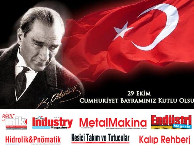 TIMMAGAZIN's tweet photo. 29 Ekim Cumhuriyet Bayramınız Kutlu Olsun.
#cumhuriyet #Bayramı #endustri #metal #makina #hidrolik #pnömatik #kalıp #kesicitakım #cnc https://t.co/YbgYm9rEYM