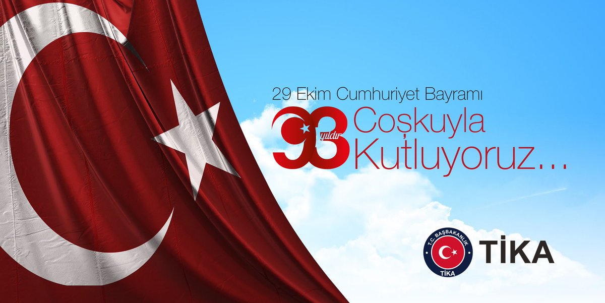 Bu topraklardaki bin yıllık varlığımızın yeni bir heyecanla teyidi olan Cumhuriyetimizin 93. yılı kutlu olsun

#29EkimCumhuriyetBayramı