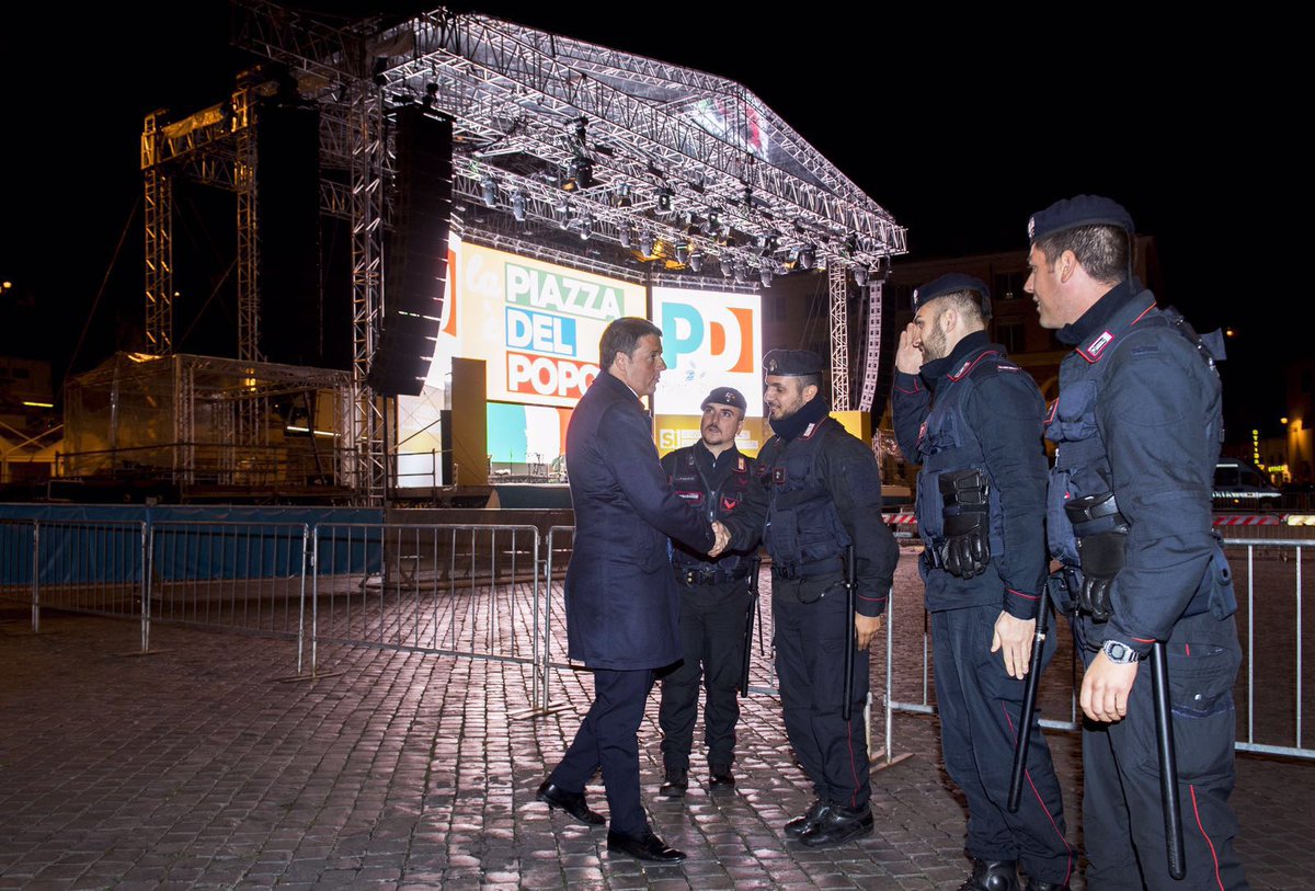 Stanotte sopralluogo: tutto è pronto per abbracciarci #sivainpiazza
Buon viaggio al popolo dem in cammino verso Roma