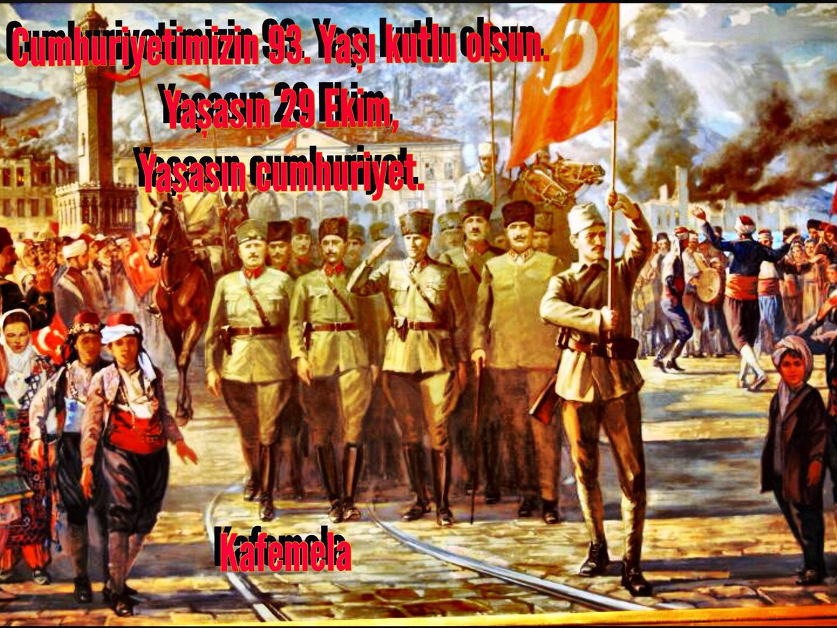 Cumhuriyet bu ülkenin başına gelmiş en güzel şeydir. Yaşasın Cumhuriyet #yasasin29ekim #cumhuriyetbayramımızkutluolsun #kafemela.com