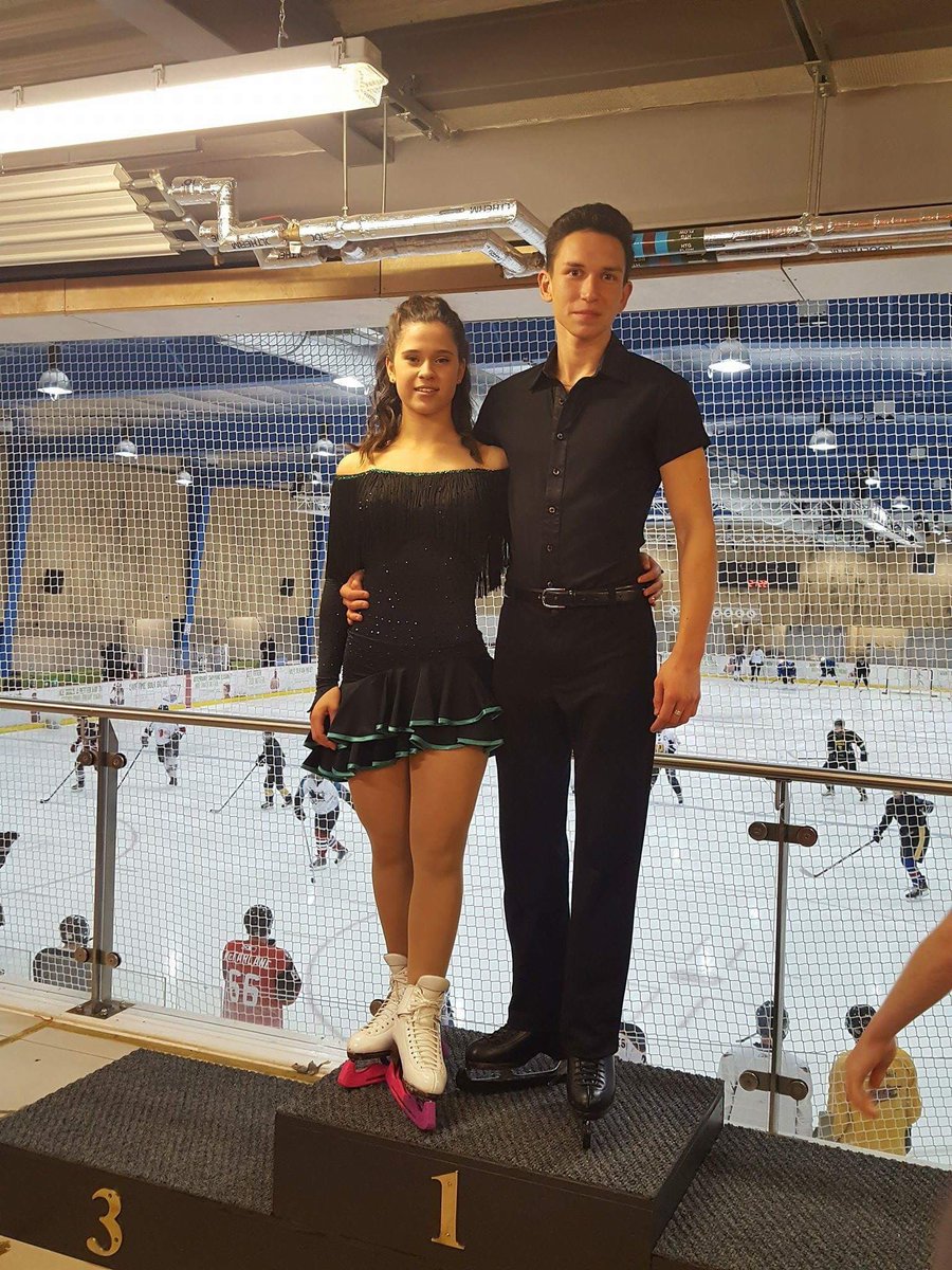 icestreatham's tweet image. Bravo #RebeccaClarke &amp;amp; #FrankRoselli - #Gold &amp;amp; #Silver in Advanced Novice #Streatham #Autumn #Trophy ⛸🐨@NISA_iceskating @gllsf @JacksonsSW
