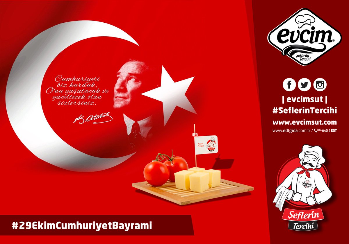 evcimsut's tweet photo. Cumhuriyet'imizin 93. Yıl Dönümü Kutlu Olsun.
#evcim #29ekim #cumhuriyetbayrami https://t.co/HB6xljR6rp
