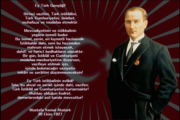 29 Ekim Cumhuriyet Bayramımız kutlu olsun. . .