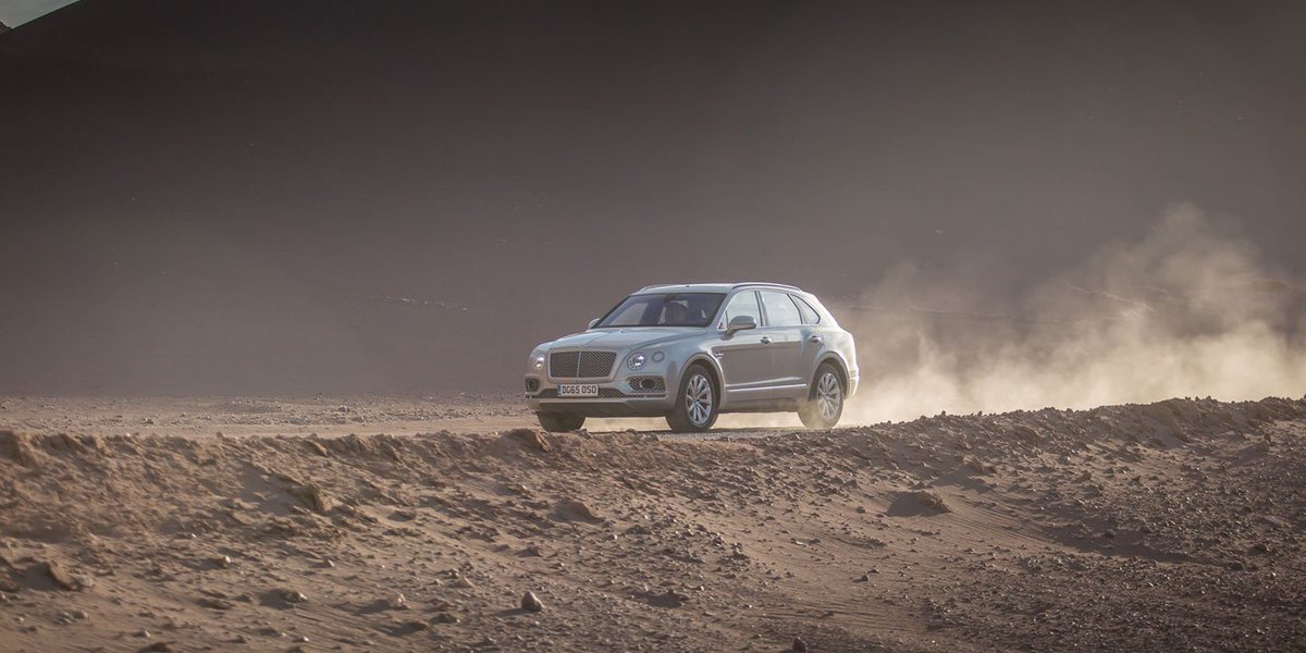BentleyMotors's tweet photo. #ExtraordinaryWorld – Day 1: #Bentayga and our guests explored the highest desert in the world whilst in Chile: https://t.co/r9jE2ZaxjO https://t.co/gvT6VuhVig