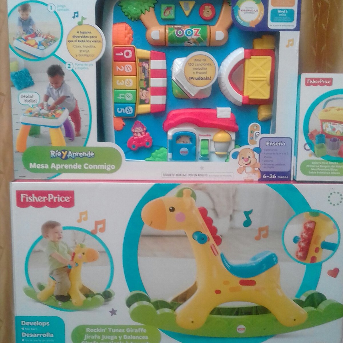 jirafa fisher price juega y balancea
