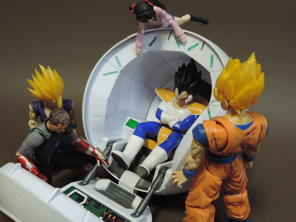 ドラゴンボール フィギュアライズ サイヤ人の宇宙船ポッド 中古 組立品 