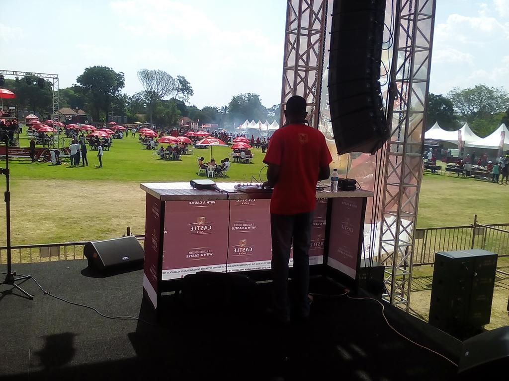 enthusemag's tweet photo. DJ KC on the ones and twos #GigMaster #ZimBiggestBraai https://t.co/2jdiOXhGDL