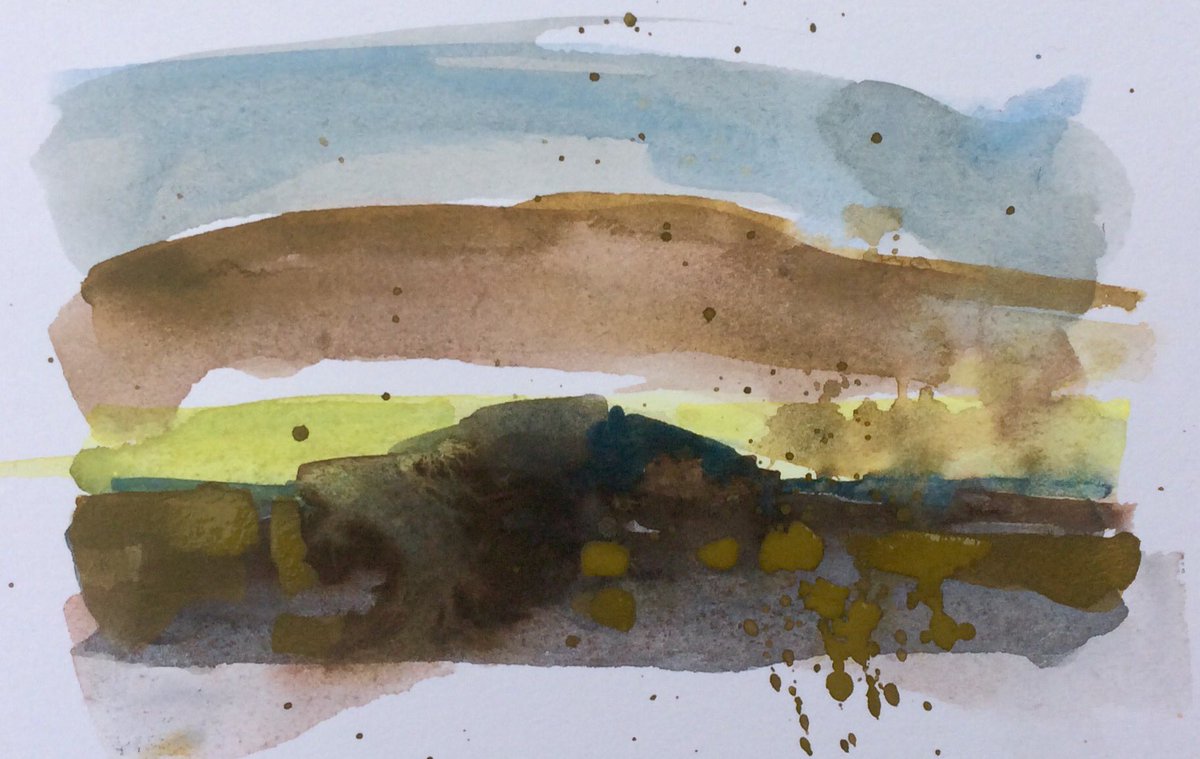 HattonRoger's tweet image. Small watercolour sketches from my recent trip to the highlands.