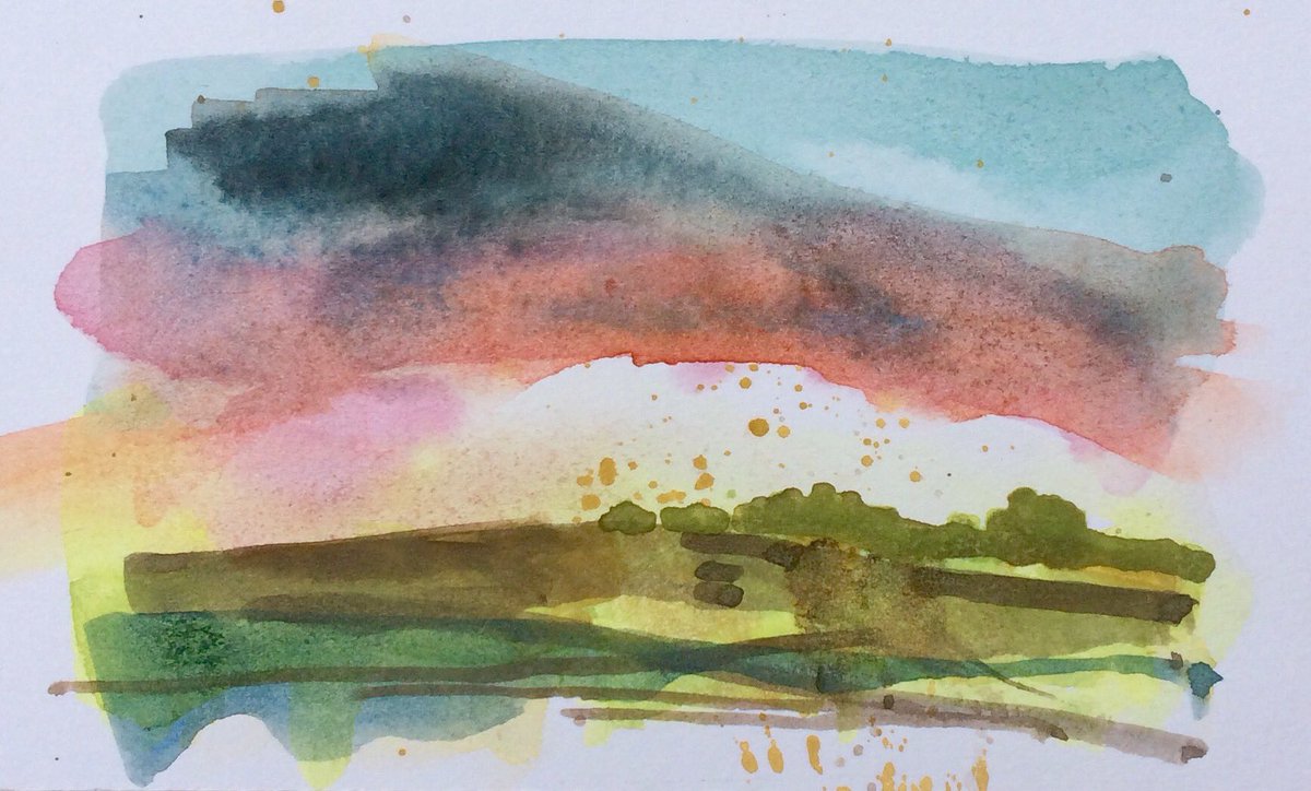 HattonRoger's tweet image. Small watercolour sketches from my recent trip to the highlands.