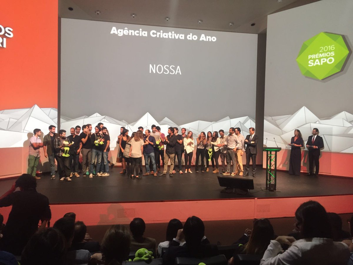 vascotp's tweet photo. This week @NOSSA_AGENCIA was nominated "best creative agency " in the most important digital awards in pt @sapo https://t.co/YoyNRMd1XN