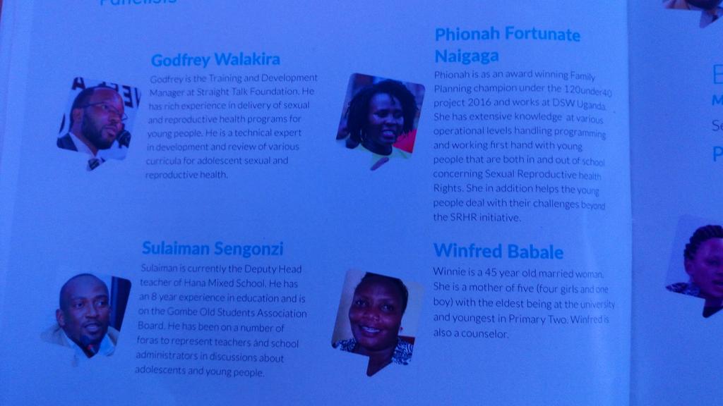 A great pleasure to be among the panelists at the <a href="/REACHAHAND/">Reach A Hand Africa</a> #IGDUg16. Let's know the role of schools in addressing youth's sexuality ed.