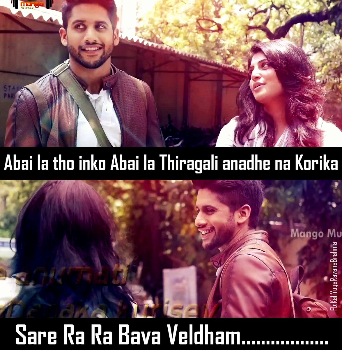 Kalyan7781's tweet photo. E dialog iethe inka Arachakam
@chay_akkineni @mohan_manjima @menongautham
#BlockBusterSSS
#Nov lo Pandaga chesukundam https://t.co/W7HdKwaZcl