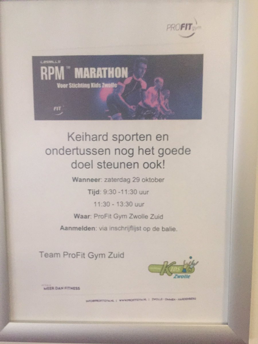 RyanneMargaux's tweet photo. Ontzettend veel mensen die in totaal 4 uur fietsen voor ons goede doel Stichting KIDS Zwolle! De laatste 2 uur fiets ik zelf mee! #profitgym https://t.co/dTOb64uZH7