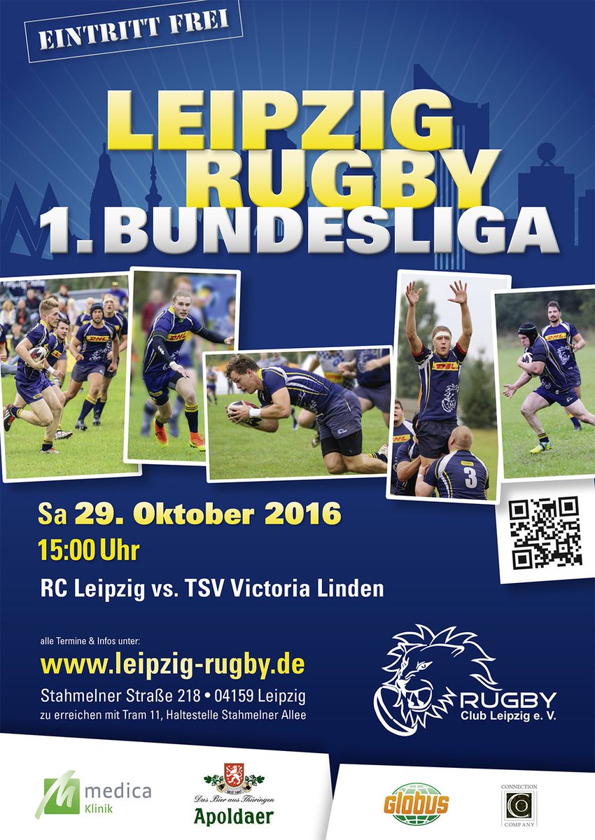 leipzigrugby's tweet photo. Heute ab 15:00 Uhr bestreitet der #RCLeipzig sein letztes Heimspiel vor der Winterpause gegen die Hannoveraner vom TSV Victoria Linden. https://t.co/RwGln0ag40