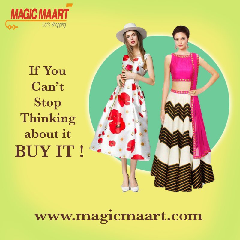 MaartMagic's tweet photo. This Diwali, think about clothes and buy them.
Shopping just a click away.
Log Onto : https://t.co/AuhnGIcxP4
#magicmaart #diwali #shopping https://t.co/n41tcLX2vR