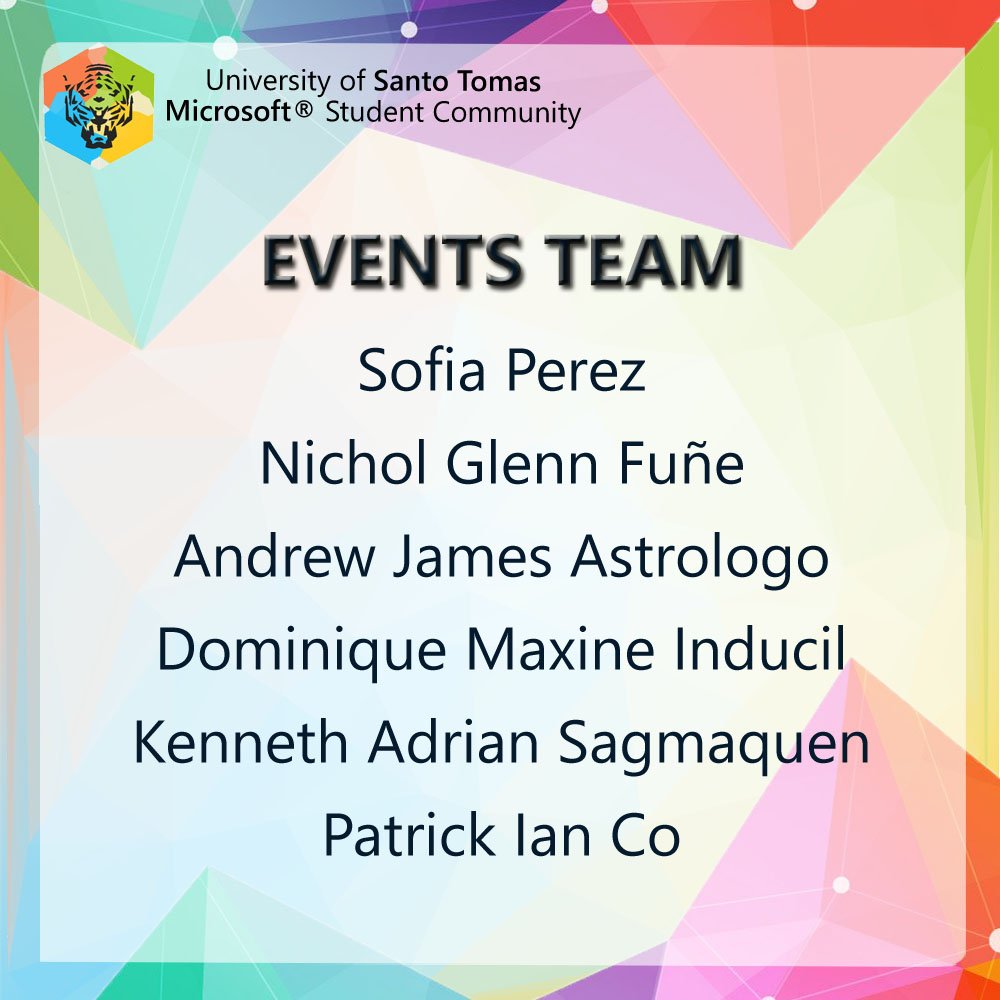 ust_microsoftsc's tweet photo. Congratulations to the delegates of Events Team!
#MsSCDoGreatThings
#TeamEvents
(2/2) https://t.co/W7pH3lTYHH
