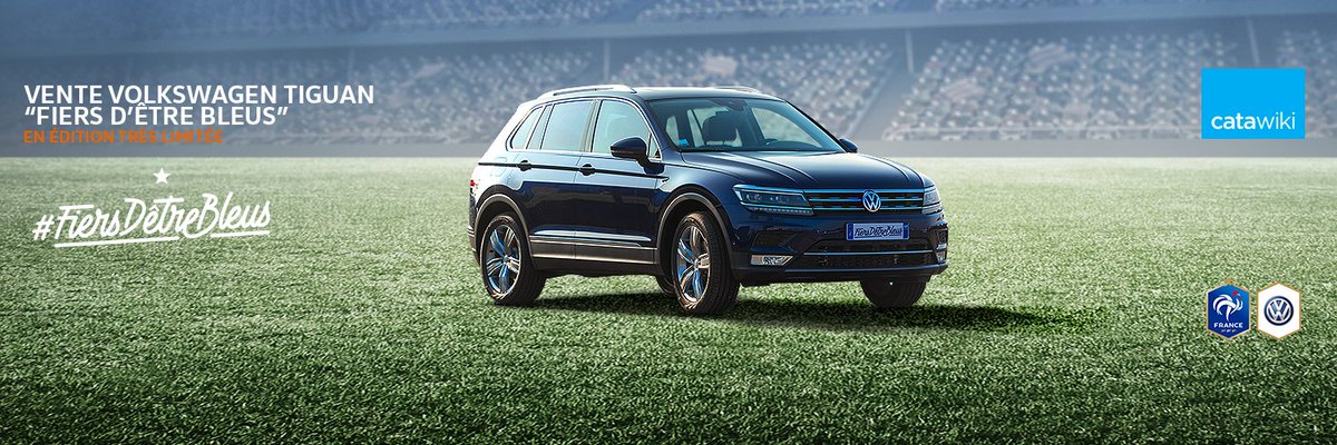 Catawiki vend 5 Tiguan de l'Équipe de France au profit du Foot à l'École. Faites vos offres (et une bonne action): bit.ly/2eZpKIA