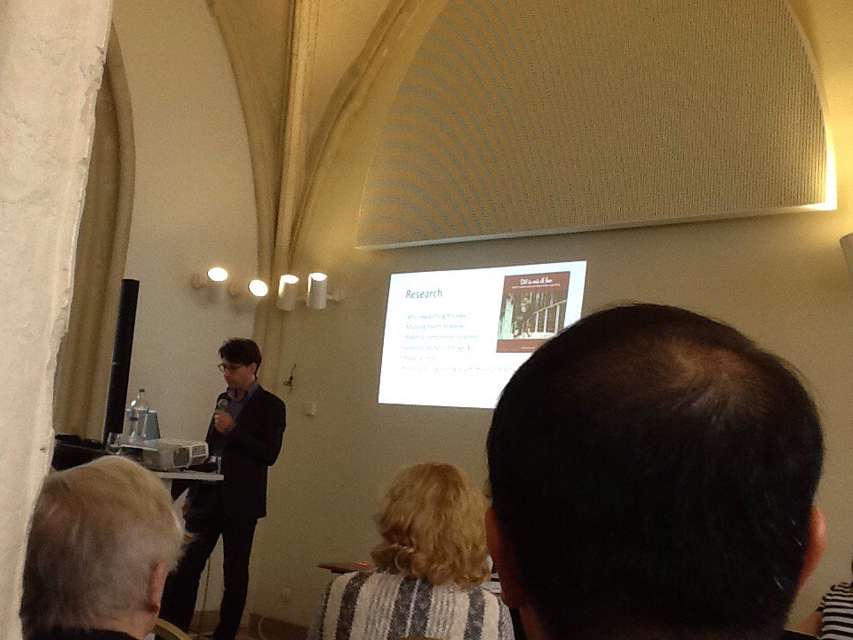gvhove's tweet photo. Martijn Klem (BOSK) about growing older with physical impairments at #TurningPoints2016 in Gent https://t.co/kD5Fhoc0X4