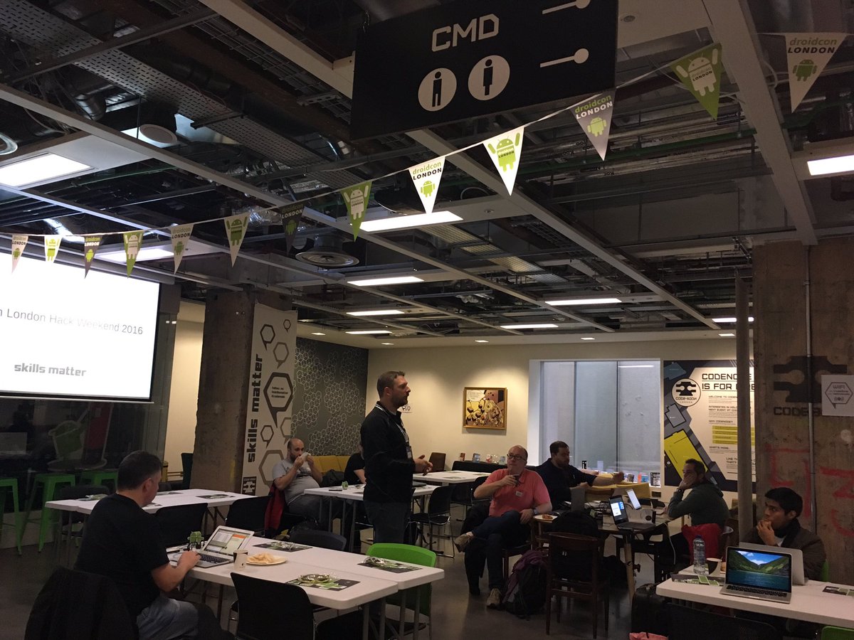 hellonicpereira's tweet image. #droidconhack kicks off at #codenode!Thx2our cool partners4making this happen!@google @ZebraTechnology @novoda @EqualExperts @xdadevelopers