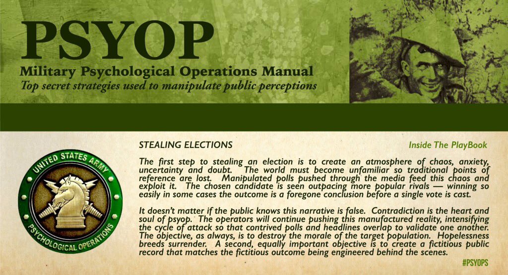 's tweet image. Caught by Wikileaks Monday LEAKED CLINTON DOCUMENTS: Discourage Trump Supporters with Crap Polls (Updated) - you've seen for last 120 days,