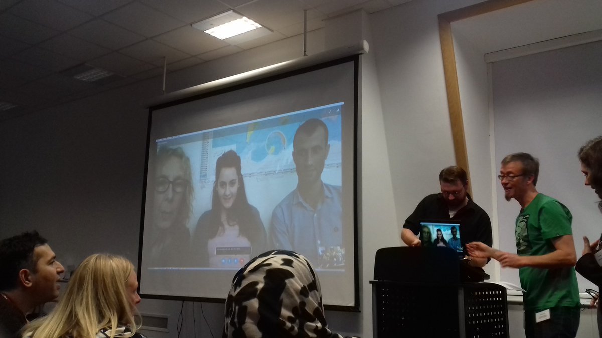 Willz's tweet photo. Fascinating morning so far at #tfcam great speakers including some direct from Iraq talking about language learning https://t.co/ILjt0JX10n