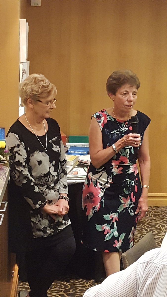 Sue (SAM) &amp; Leslie (SAO) "the backbone of <a href="/JohnWarbyPS/">John Warby PS</a>" presenting the previous and current principals with awards of service. #legends
